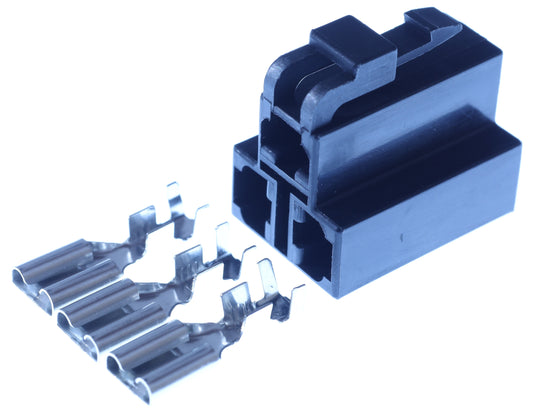 Connector  weiblich  3 polig mit Crimpverbinder CSF11466