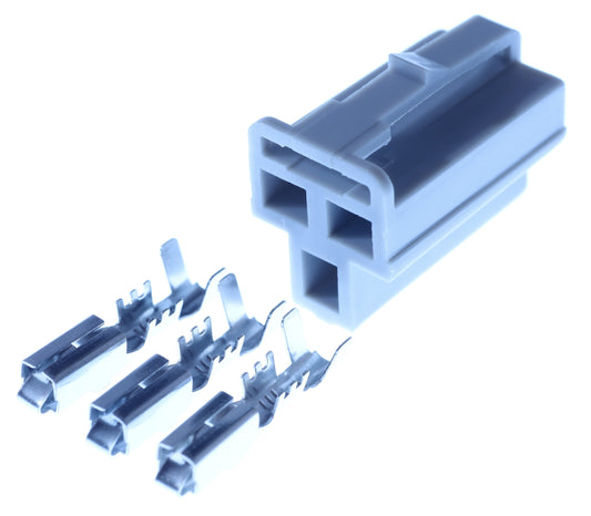 Connector  weiblich  3 polig mit Crimpverbinder CSF11476