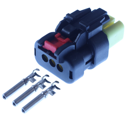 Connector  weiblich  3 polig mit Crimpverbinder CSF11516