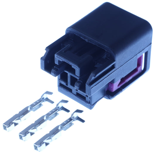 Connector  weiblich  3 polig mit Crimpverbinder CSF11525