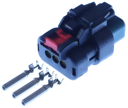Connector  weiblich  3 polig mit Crimpverbinder CSF11538