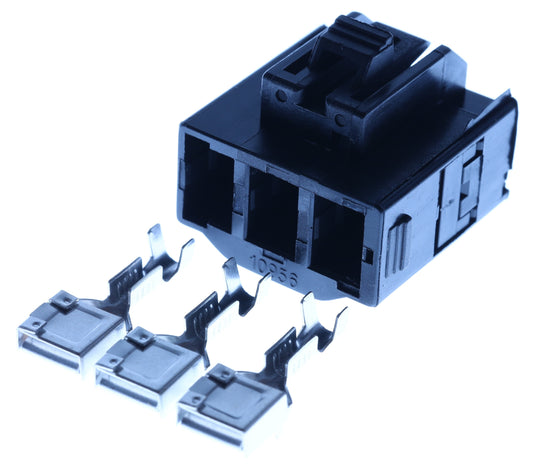Connector  weiblich  3 polig mit Crimpverbinder CSF11566