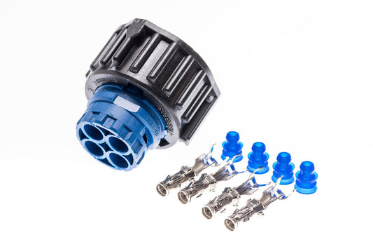 Connector weiblich 4 polig mit Einzeladerabdichtungen & Crimpverbinder CSF11861
