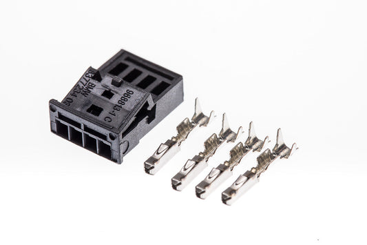 Connector weiblich 4 polig mit Crimpverbinder CSF11993