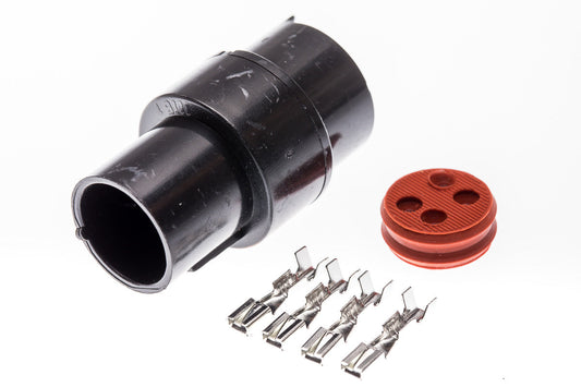 Connector weiblich 4 polig mit Crimpverbinder CSF11998