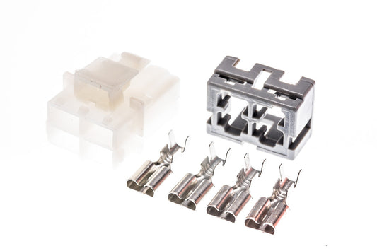 Connector weiblich 4 polig mit Crimpverbinder CSF12023