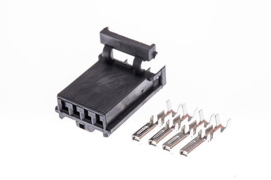 Connector weiblich 4 polig mit Crimpverbinder CSF12025