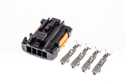 Connector weiblich 4 polig mit Crimpverbinder CSF12029