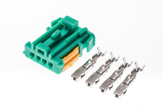 Connector weiblich 4 polig mit Crimpverbinder CSF12031
