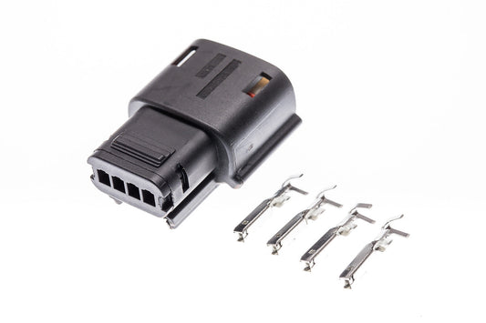 Connector weiblich 4 polig mit Crimpverbinder CSF12044