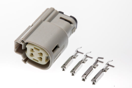 Connector weiblich 4 polig mit Crimpverbinder CSF12048