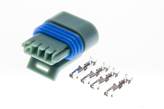 Connector weiblich 4 polig mit Crimpverbinder CSF12051