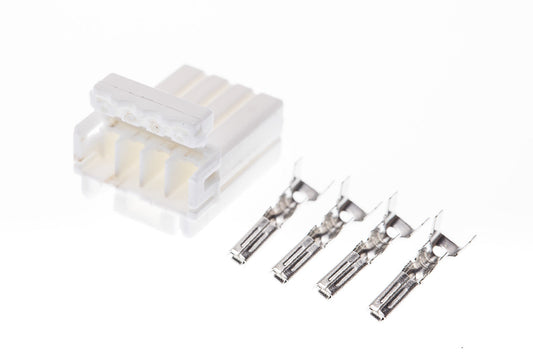 Connector weiblich 4 polig mit Crimpverbinder CSF12053