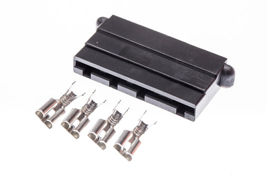 Connector weiblich 4 polig mit Crimpverbinder CSF12059
