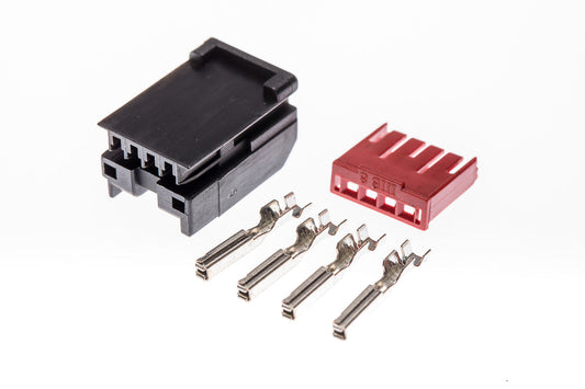 Connector weiblich 4 polig mit Crimpverbinder CSF12073