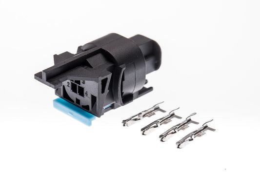 Connector weiblich 4 polig mit Crimpverbinder CSF12079
