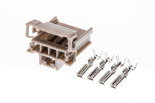Connector weiblich 4 polig mit Crimpverbinder CSF12083