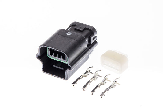 Connector weiblich 4 polig mit Crimpverbinder CSF12086