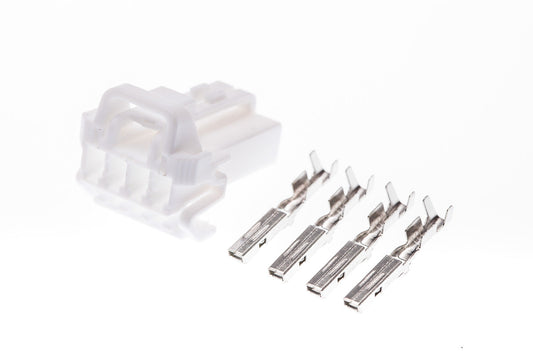 Connector weiblich 4 polig mit Crimpverbinder CSF12087