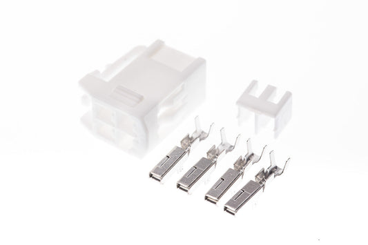 Connector weiblich 4 polig mit Crimpverbinder CSF12089