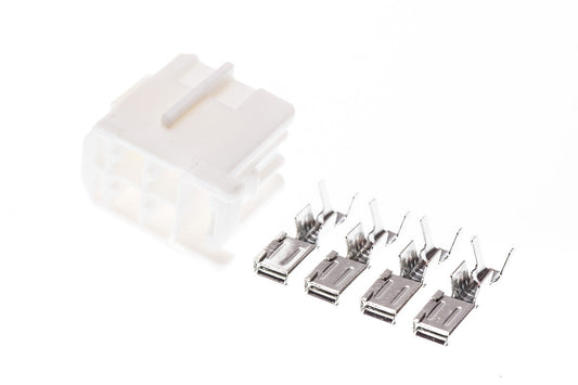 Connector weiblich 4 polig mit Crimpverbinder CSF12092