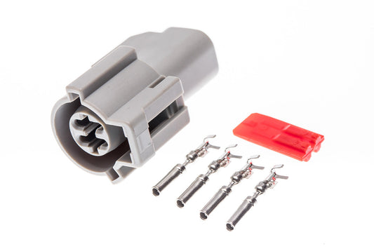 Connector weiblich 4 polig mit Crimpverbinder CSF12099