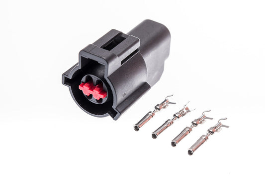 Connector weiblich 4 polig mit Crimpverbinder CSF12101