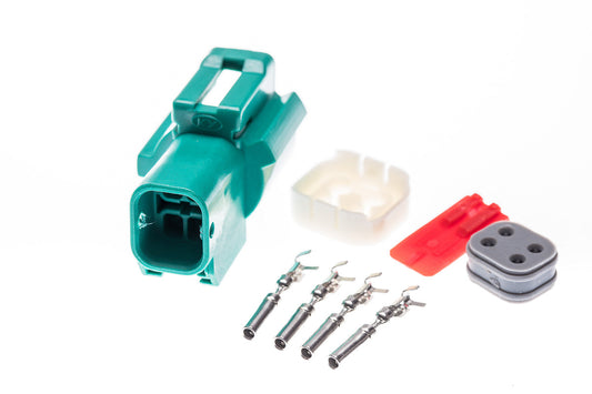 Connector weiblich 4 polig mit Crimpverbinder CSF12104