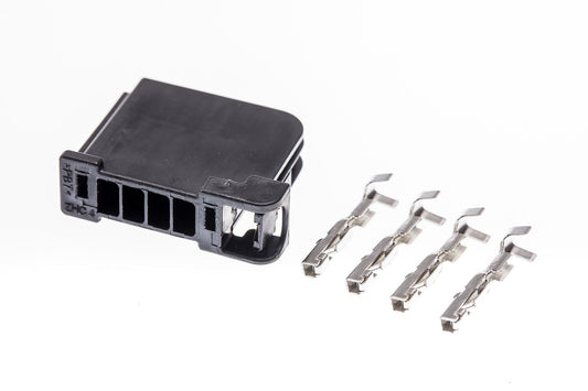 Connector weiblich 4 polig mit Crimpverbinder CSF12107