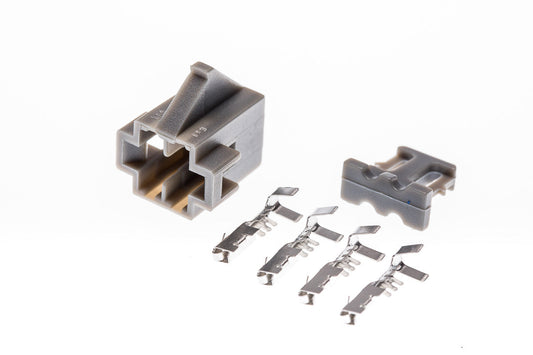 Connector weiblich 4 polig mit Crimpverbinder CSF12113