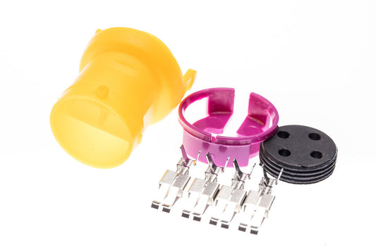 Connector weiblich 4 polig mit Crimpverbinder CSF12116