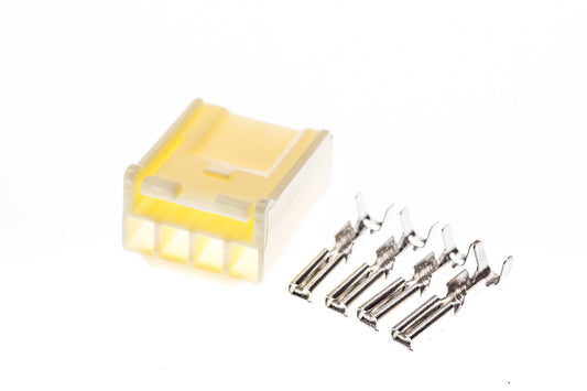Connector weiblich 4 polig mit Crimpverbinder CSF12148