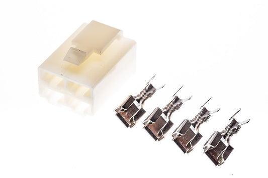 Connector weiblich 4 polig mit Crimpverbinder CSF12158