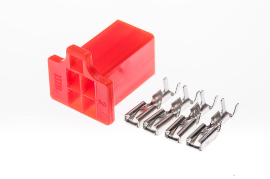 Connector weiblich 4 polig mit Crimpverbinder CSF12180