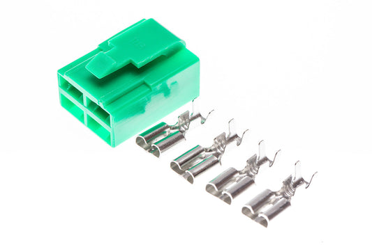 Connector weiblich 4 polig mit Crimpverbinder CSF12205