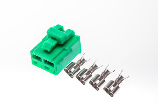 Connector weiblich 4 polig mit Crimpverbinder CSF12223