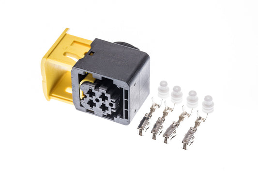 Connector weiblich 4 polig mit Einzeladerabdichtungen & Crimpverbinder CSF12251