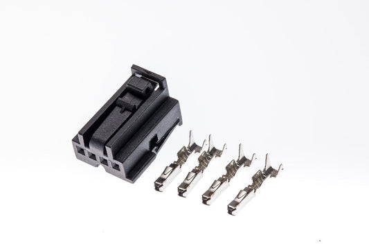 Connector weiblich 4 polig mit Crimpverbinder CSF12322
