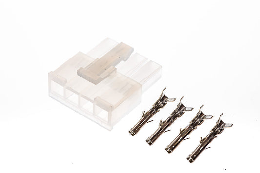 Connector weiblich 4 polig mit Crimpverbinder CSF12353