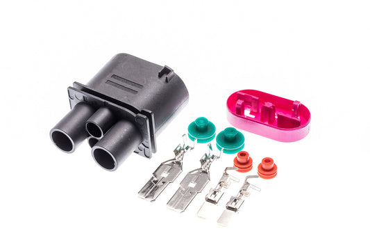 Connector weiblich 4 polig mit Einzeladerabdichtungen & Crimpverbinder CSF12370
