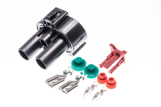 Connector weiblich 4 polig mit Einzeladerabdichtungen & Crimpverbinder CSF12372