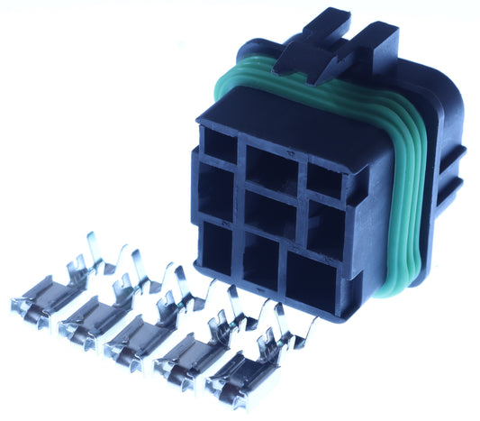 Connector weiblich 5 polig mit Crimpverbinder CSF12394