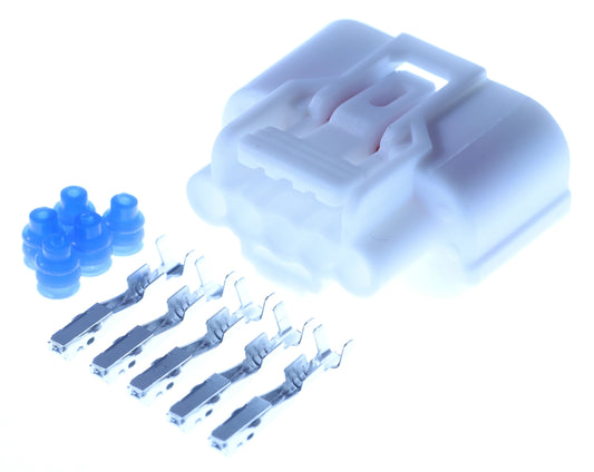 Connector weiblich 5 polig mit Einzeladerabdichtungen & Crimpverbinder CSF12399