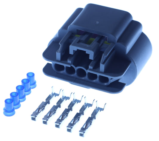 Connector weiblich 5 polig mit Einzeladerabdichtungen & Crimpverbinder CSF12400