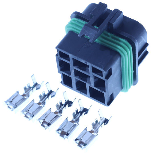 Connector weiblich 5 polig mit Crimpverbinder CSF12416