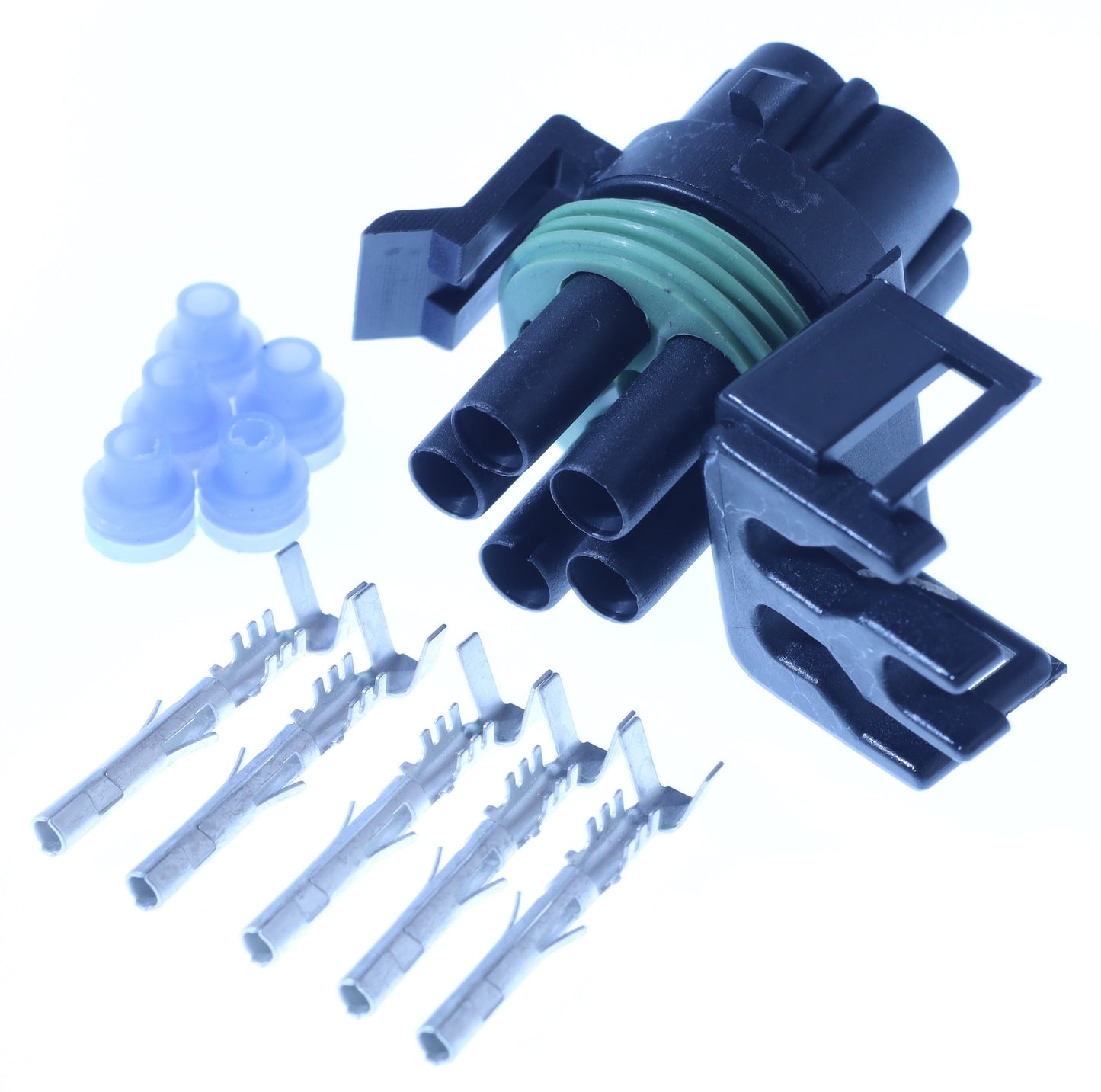 Connector weiblich 5 polig mit Einzeladerabdichtungen & Crimpverbinder CSF12427