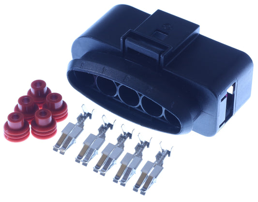 Connector weiblich 5 polig mit Einzeladerabdichtungen & Crimpverbinder CSF12429