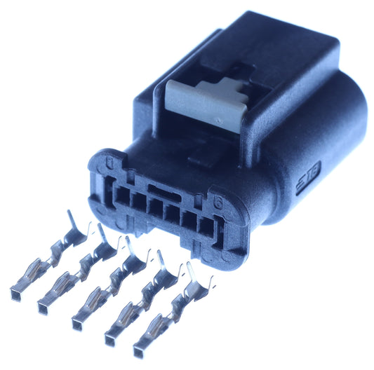 Connector weiblich 5 polig mit Crimpverbinder CSF12431