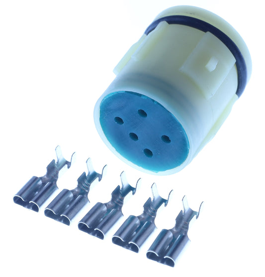 Connector weiblich 5 polig mit Crimpverbinder CSF12442