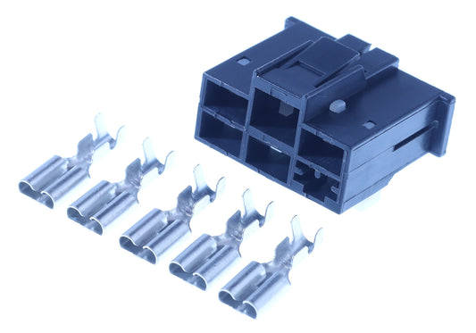 Connector weiblich 5 polig mit Crimpverbinder CSF12444